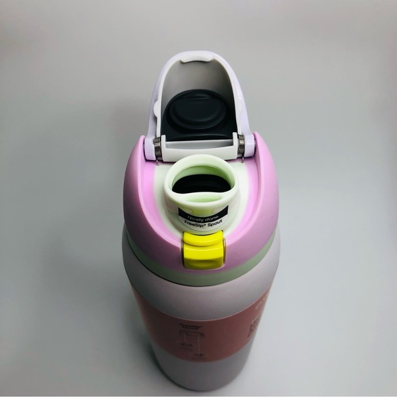 OWALA Candy Coated Pink FreeSip Stainless Steel Water Bottle 40oz NEW! - Picture 7 of 9